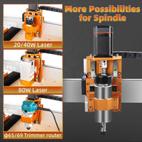 CNC Router Machine XE-PRO with 8040 Extension Bundle Kit