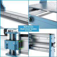3030-Prover Desktop CNC Router for High Precision Metalworking, with Linear Guide & Ball Screw Motion