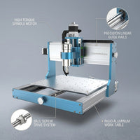 3030-Prover Desktop CNC Router for High Precision Metalworking, with Linear Guide & Ball Screw Motion — Lifestyle