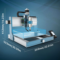 3030-Prover Desktop CNC Router for High Precision Metalworking, with Linear Guide & Ball Screw Motion