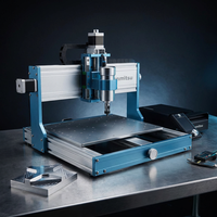 3030-Prover Desktop CNC Router for High Precision Metalworking, with Linear Guide & Ball Screw Motion — Studio Shot