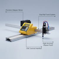 Cutting Hine Portable Cutter / Plasma Cut CNC — Feature Infographic